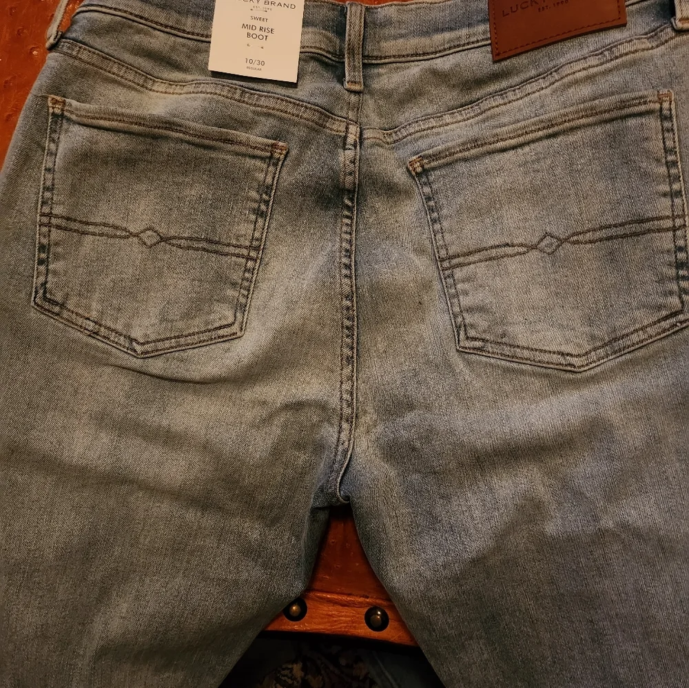 NWT Lucky Mid Rise Jeans size 10